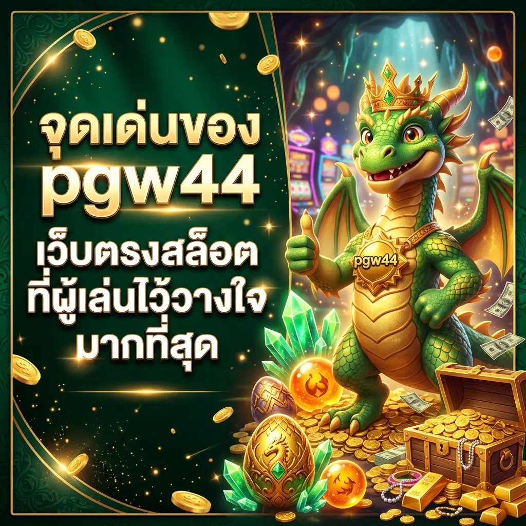pgw44 สล็อตเว็บตรง แตกง่าย เล่นได้เงินจริง
